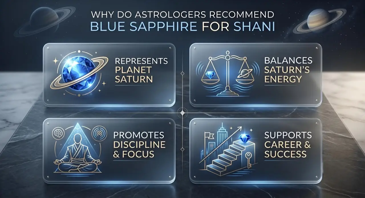 Why Do Astrologers Recommend Blue Sapphire for Shani 