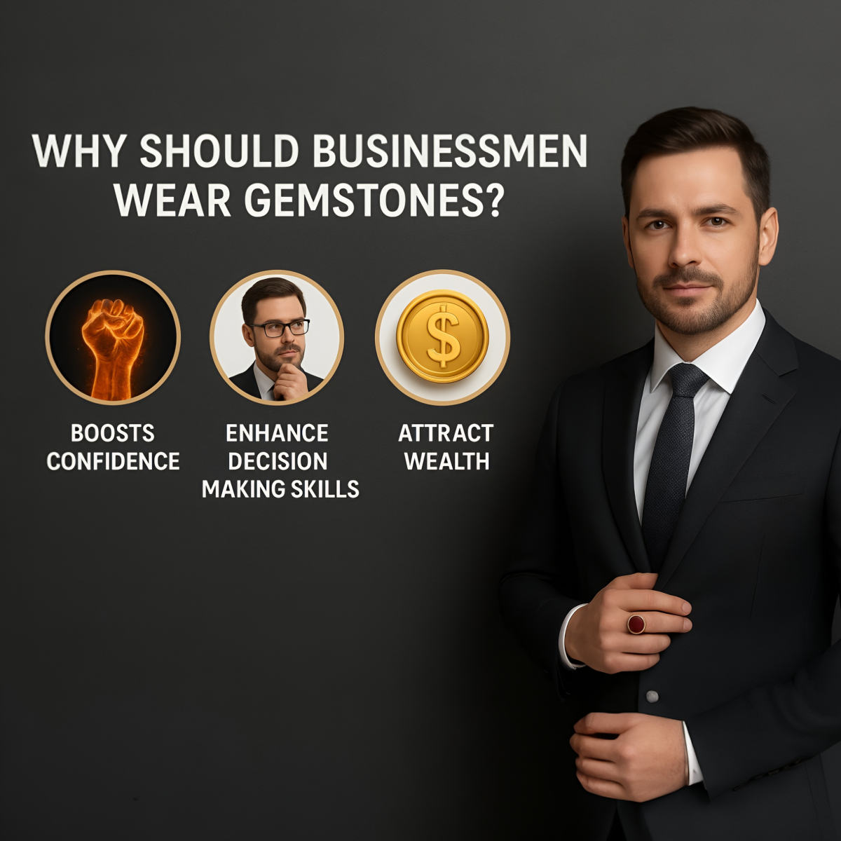 Why Should Businessmen Wear Gemstones