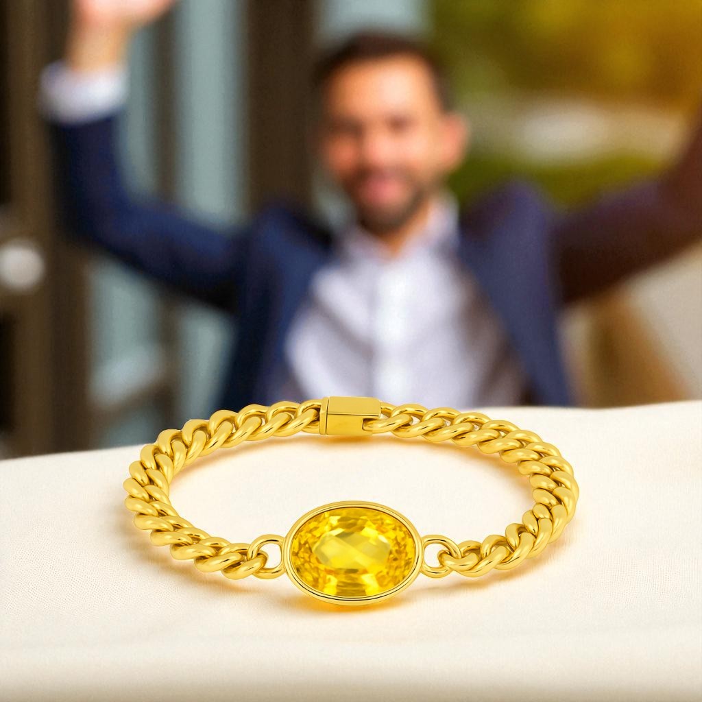 Yellow Sapphire Bracelet
