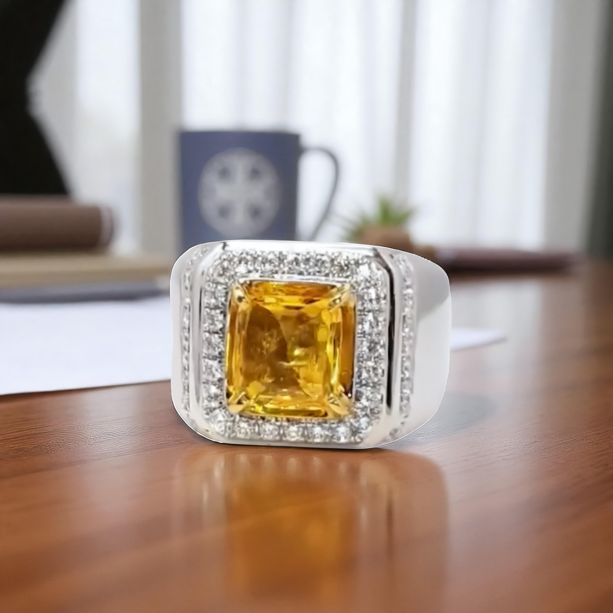 Yellow Sapphire Ring