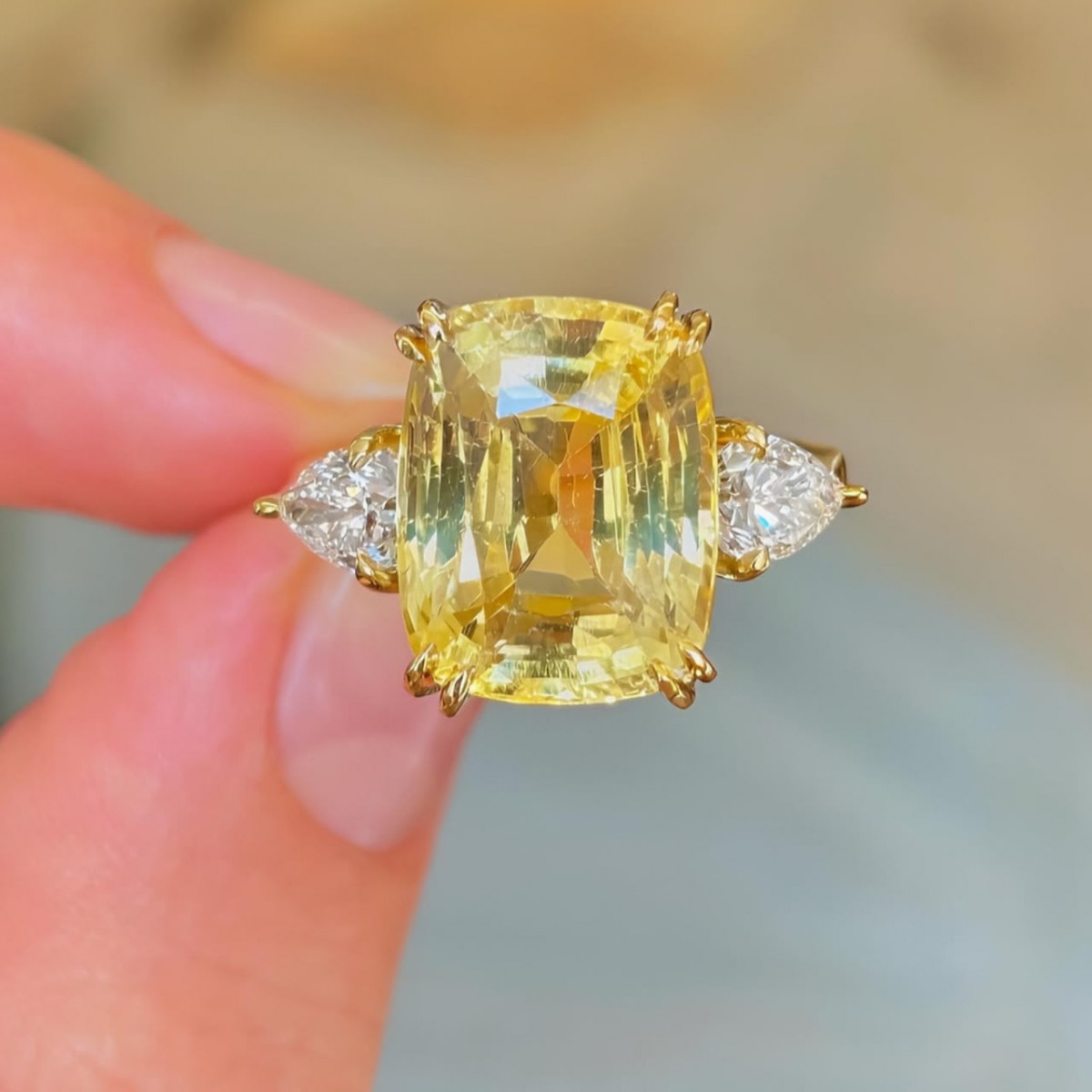 Yellow Sapphire Ring