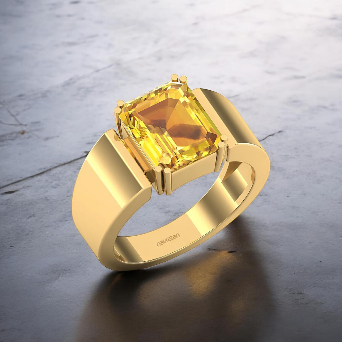 Yellow Sapphire Ring