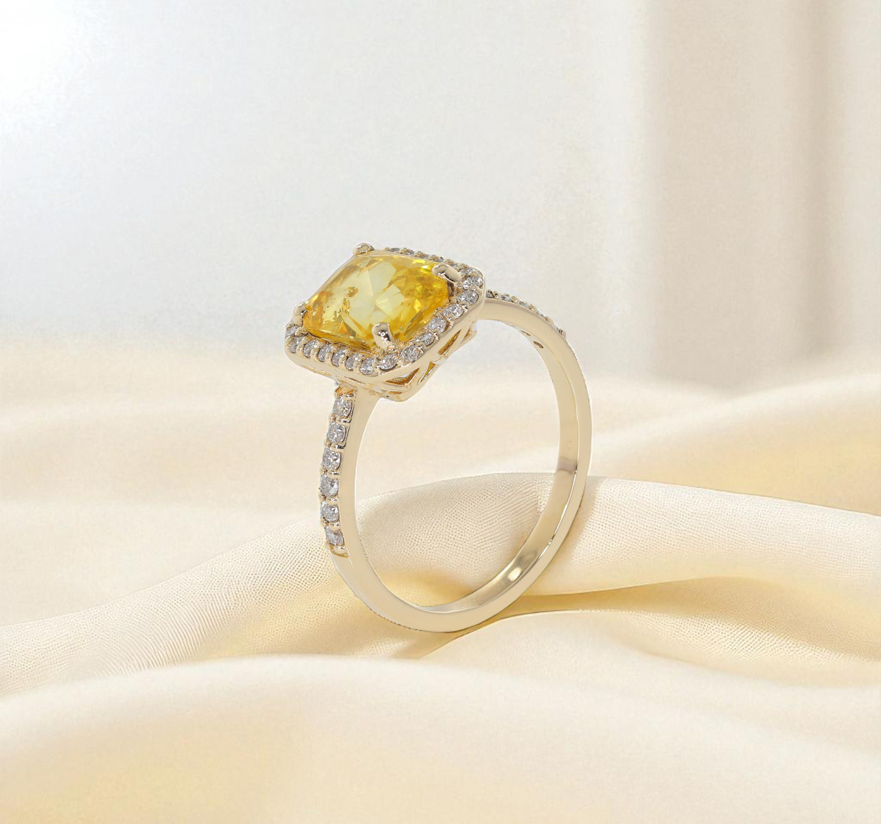 Yellow Sapphire Ring