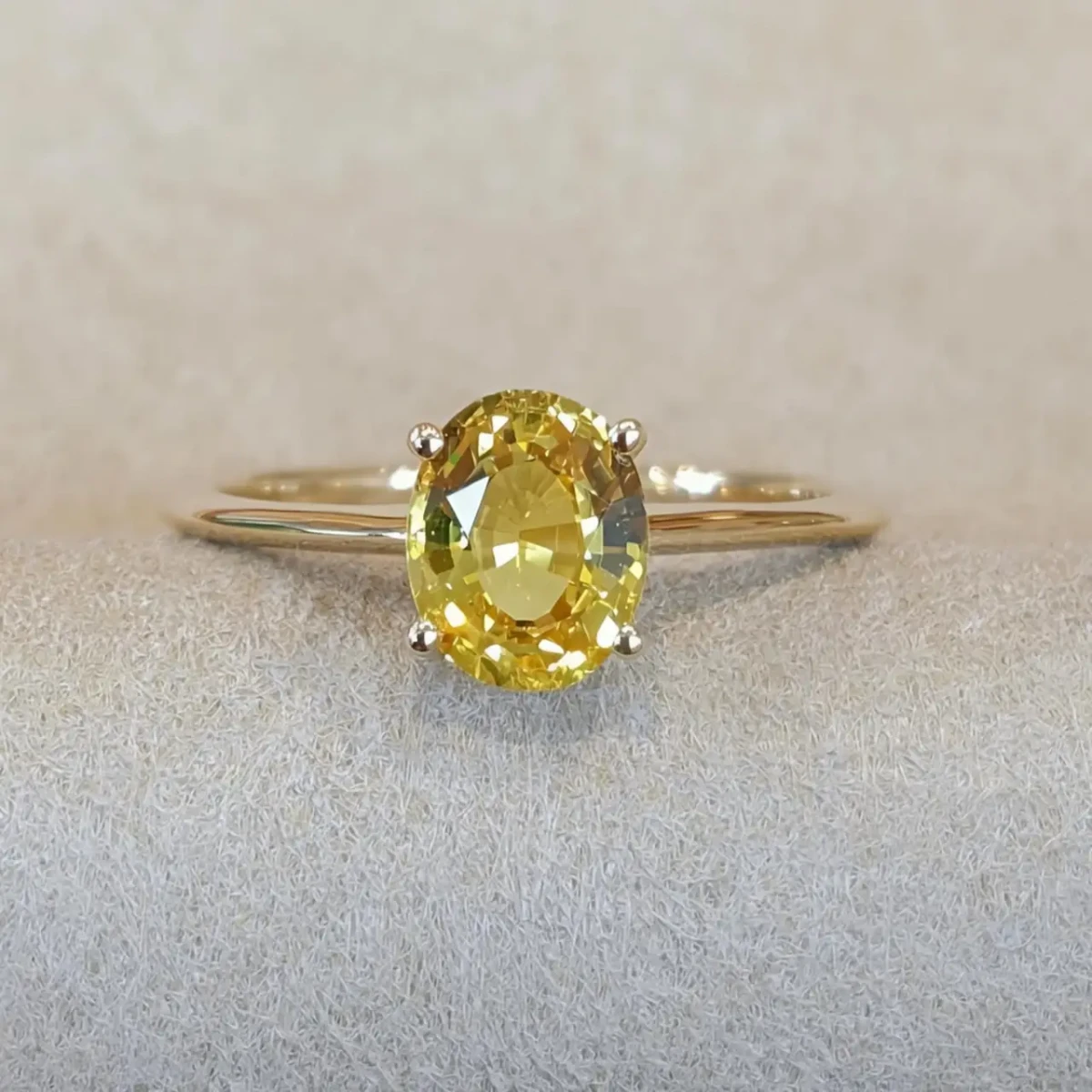 Yellow Sapphire Ring