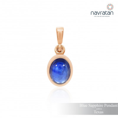 Blue Sapphire Pendant