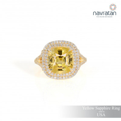 Yellow Sapphire Ring
