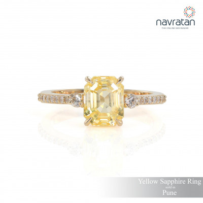 Yellow Sapphire Ring