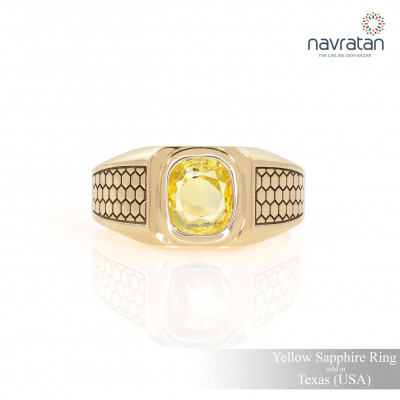 Yellow Sapphire Ring