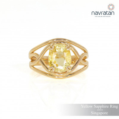 Yellow Sapphire Ring