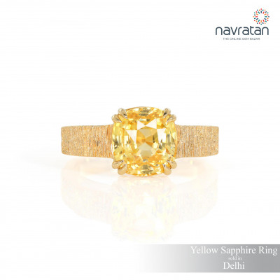 Yellow Sapphire Ring