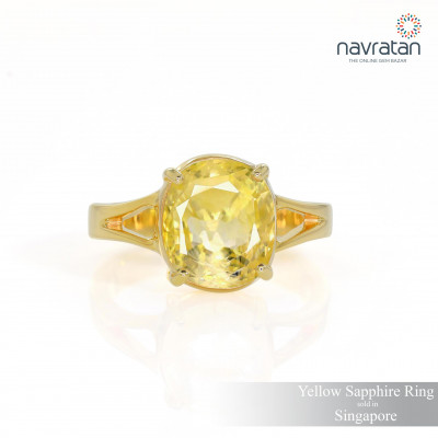 Yellow Sapphire Ring