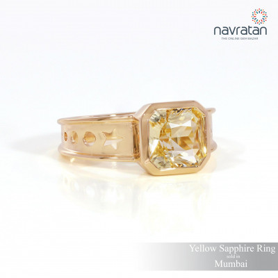 Yellow Sapphire Ring