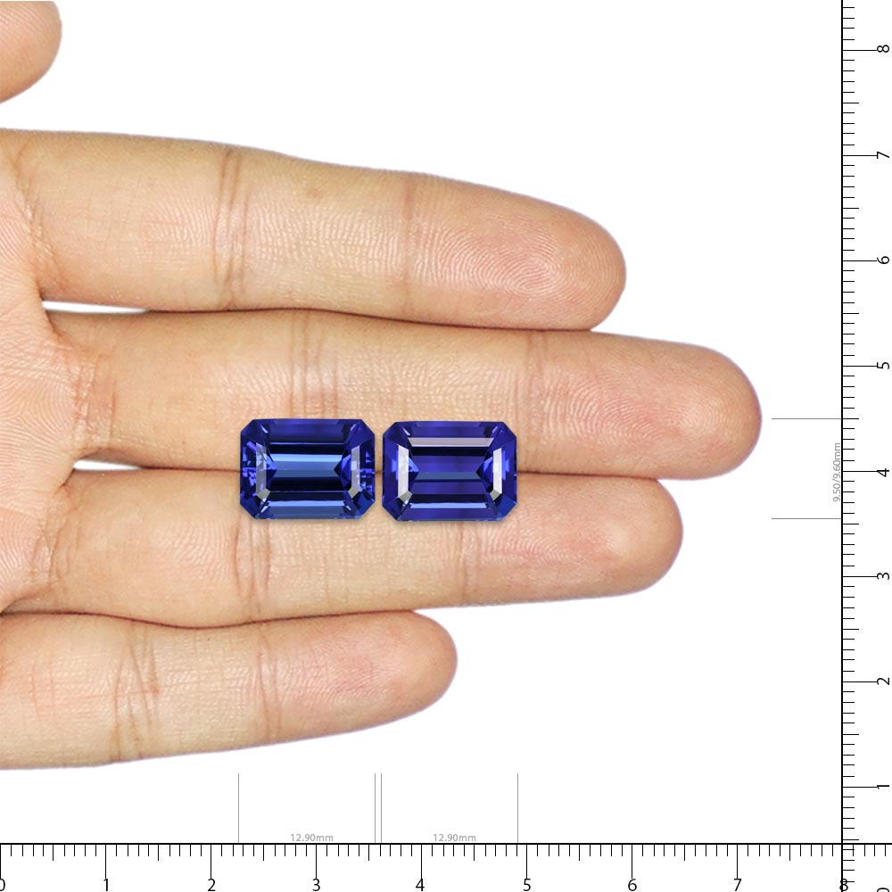 Tanzanite 12.9mm X 9.5mm X 6.8,12.9mm X 9.6mm X 6.8mm - 14.89 Carat