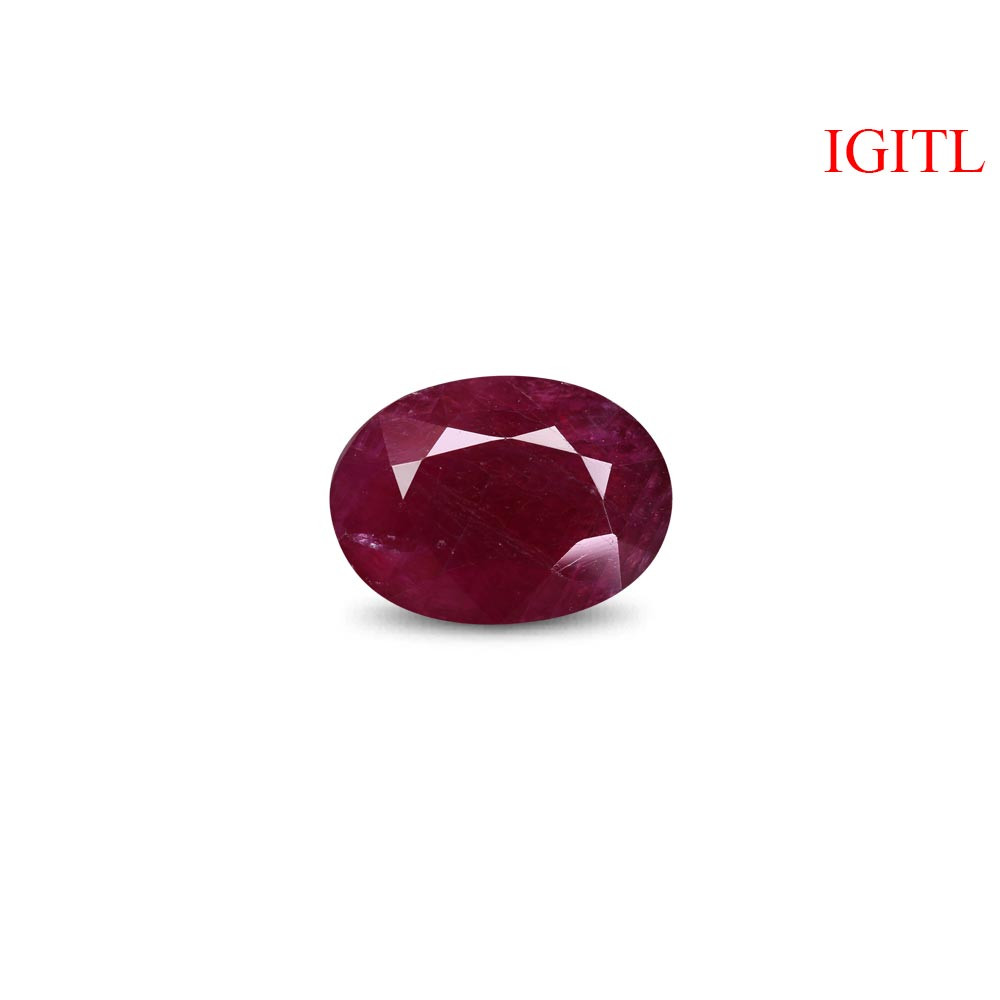 6 Inch Ruby Certified Natural Africa Natural Ruby - 6.12 Carat | Navratan.com