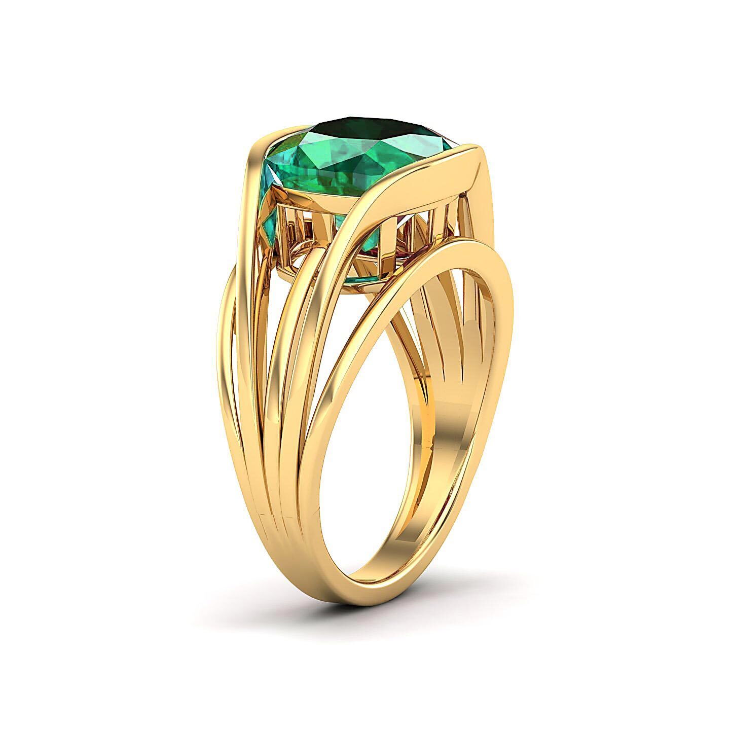 Alexandrite Gold Rings
