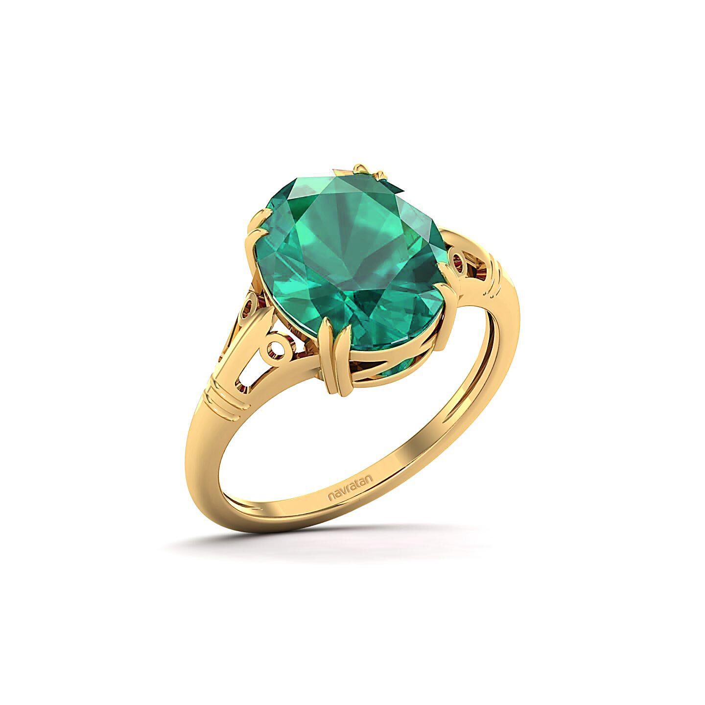 The Crown Alexandrite Gold Rings