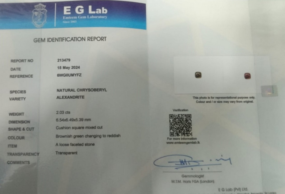 Alexandrite - 2.03 Carat