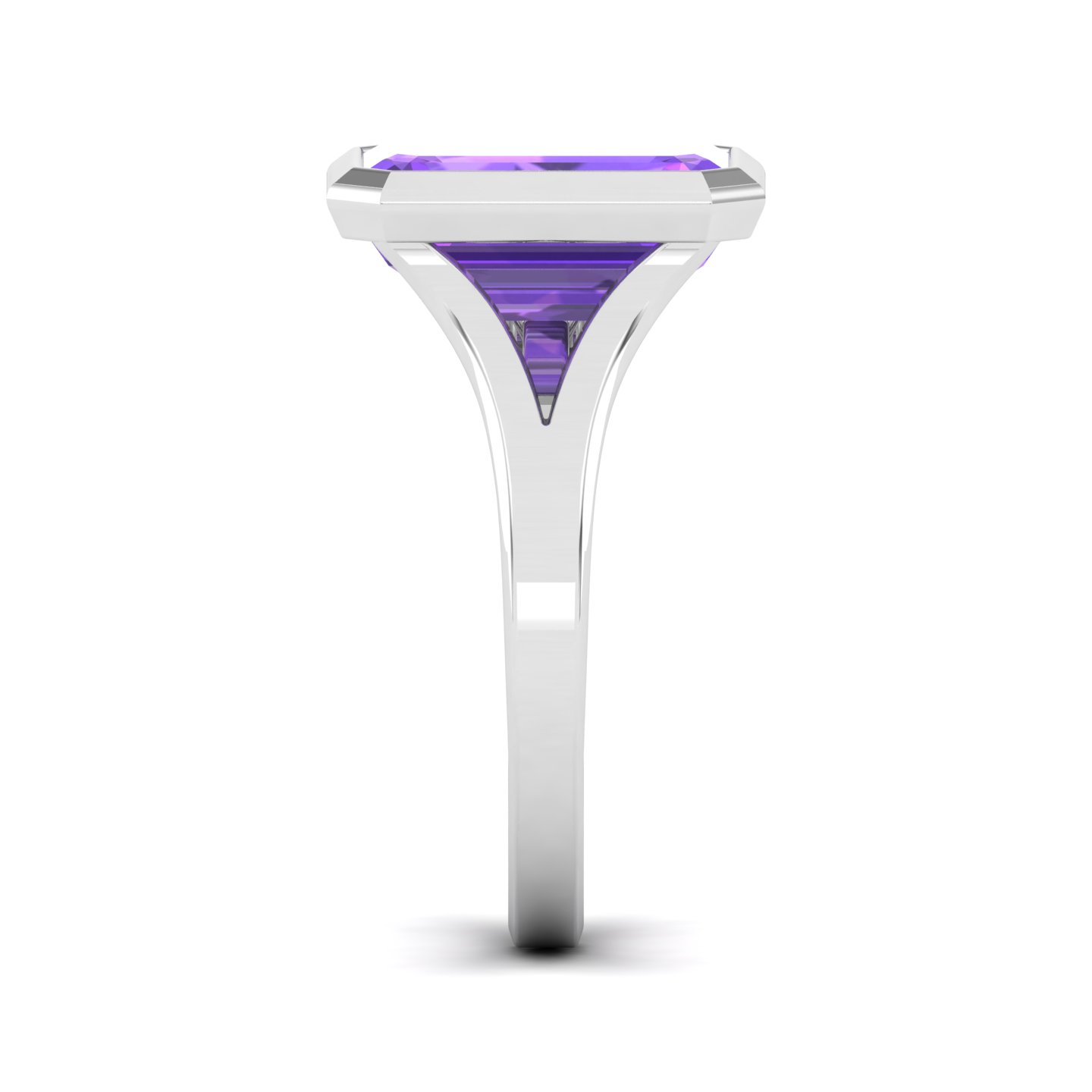 The Vivacious Amethyst Gold Ring