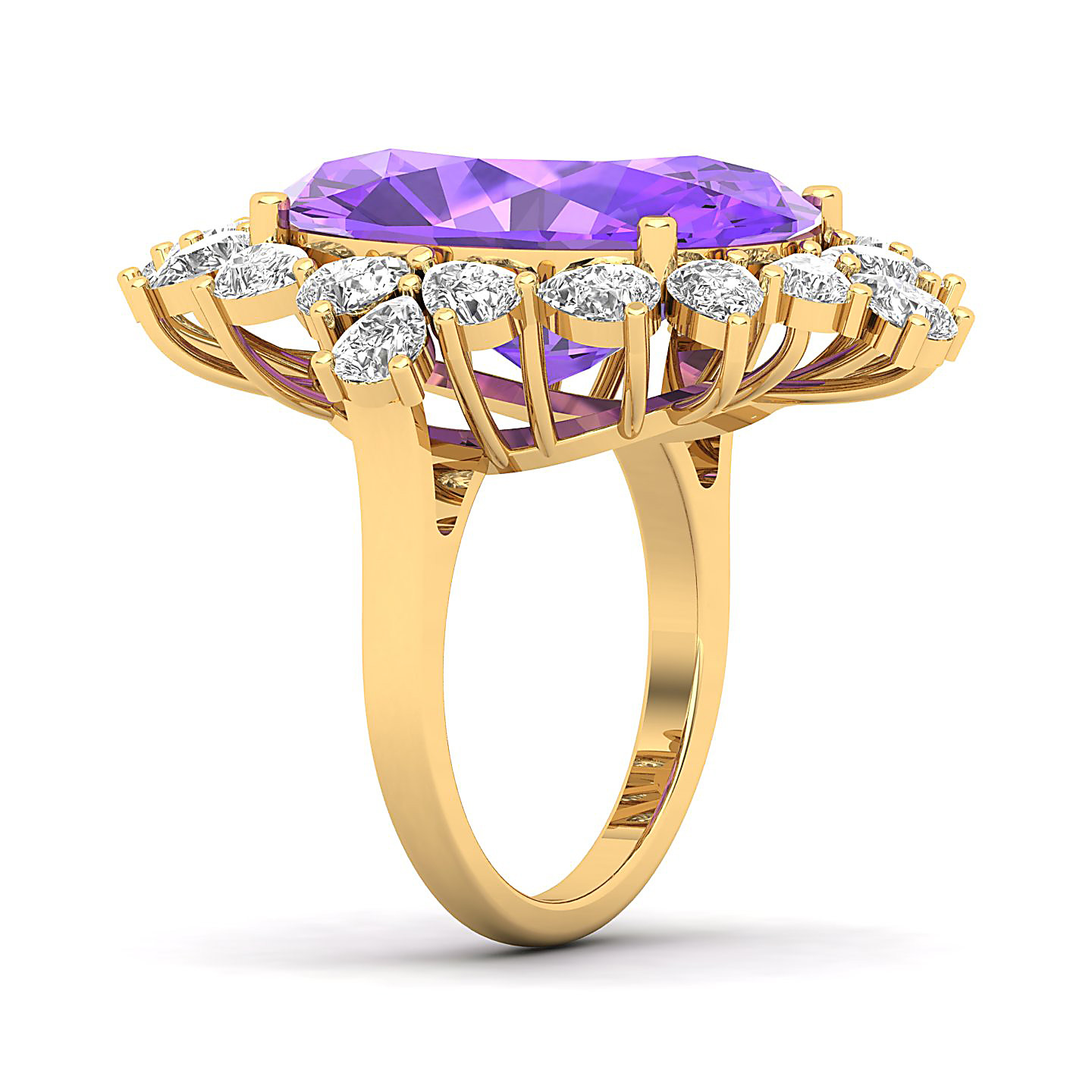 Artistry Art Deco Amethyst Ring
