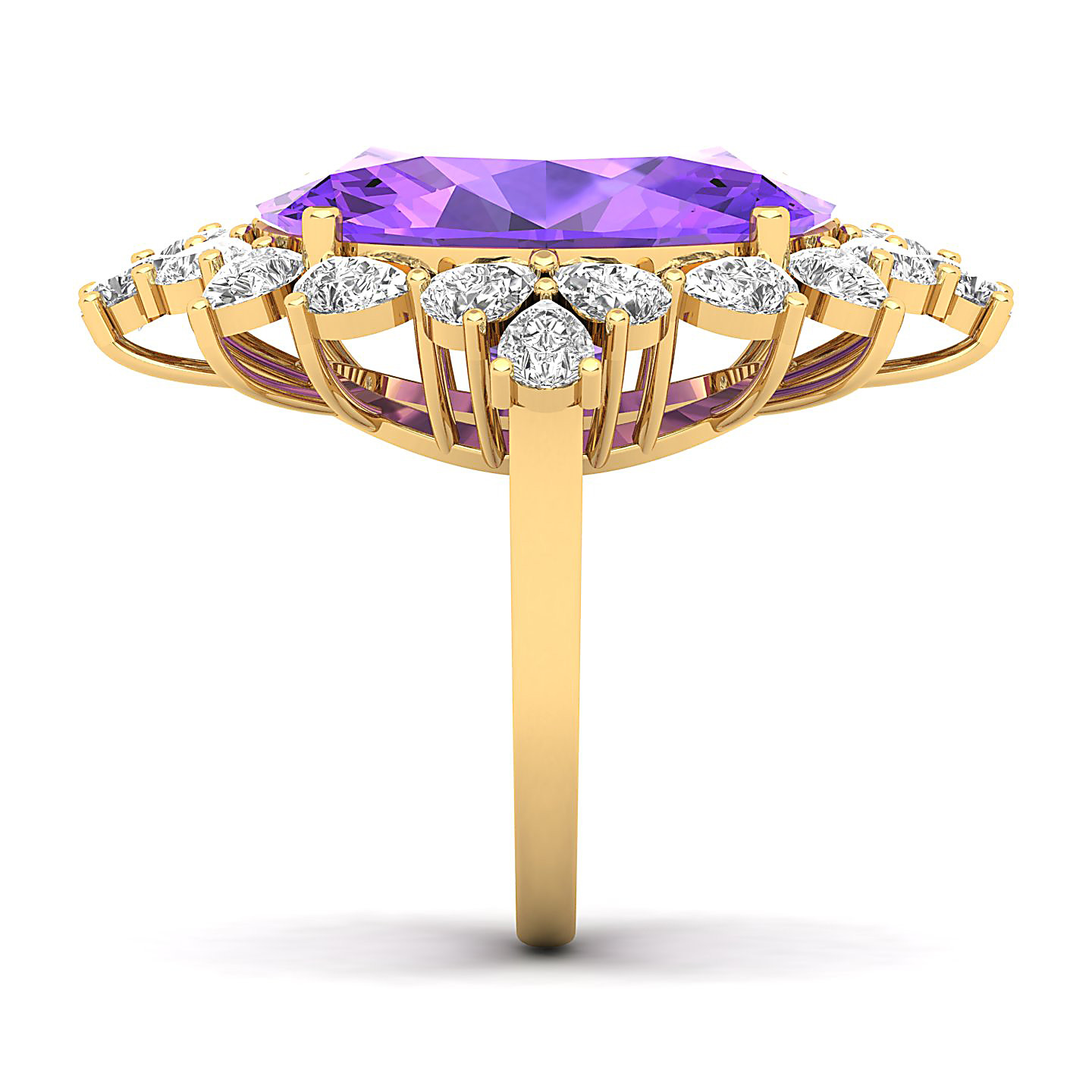 Artistry Art Deco Amethyst Ring