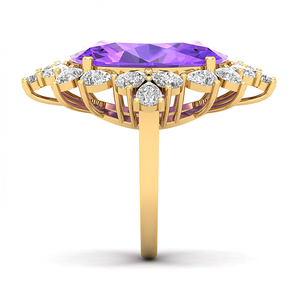 Artistry Art Deco Amethyst Ring
