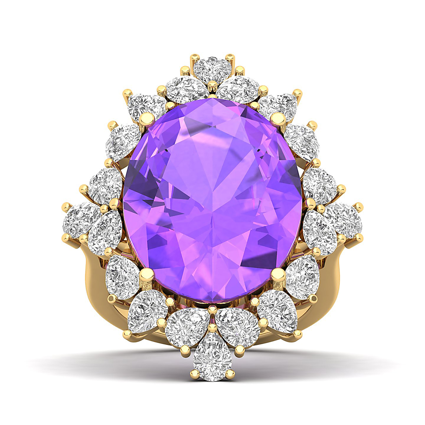 Artistry Art Deco Amethyst Ring