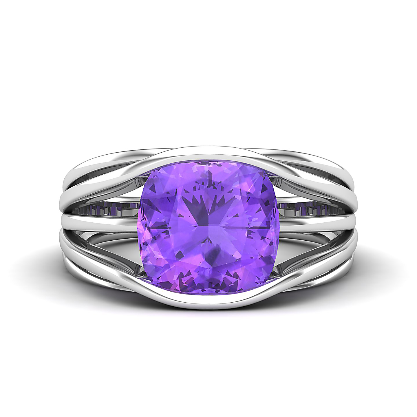 Amethyst Gold Rings