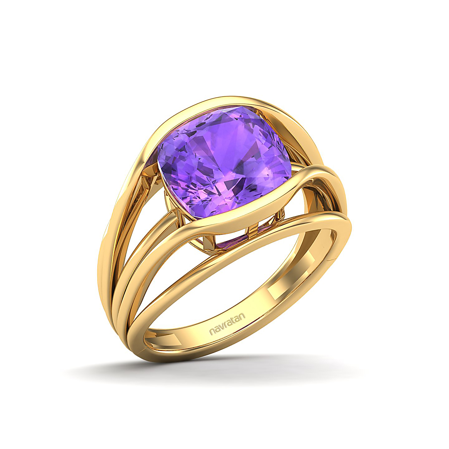 Amethyst Gold Rings