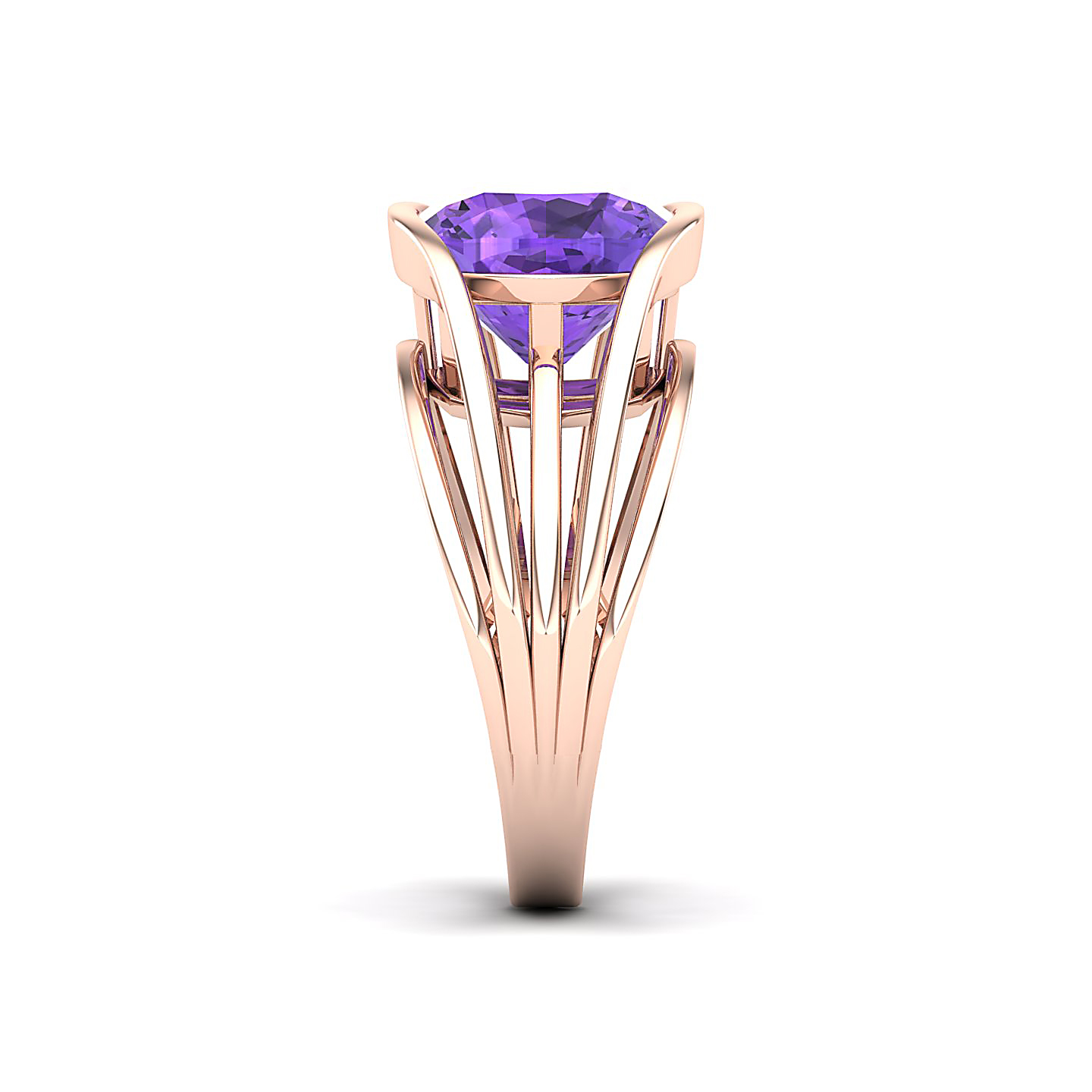 Amethyst Gold Rings