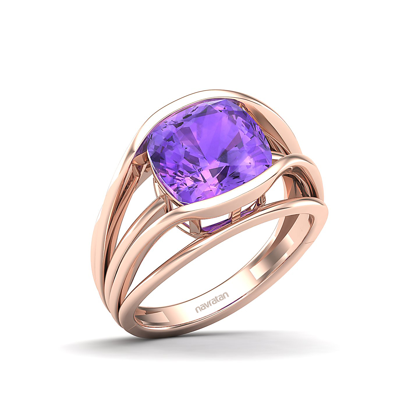 Amethyst Gold Rings