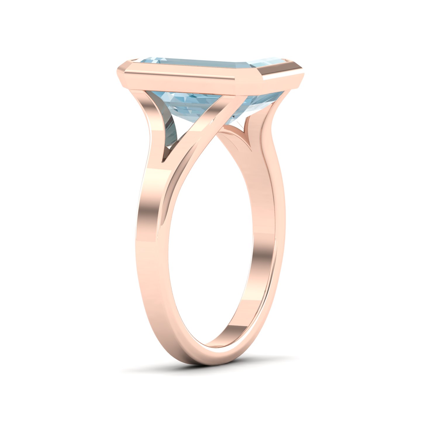 The Vivacious Aquamarine Gold Ring