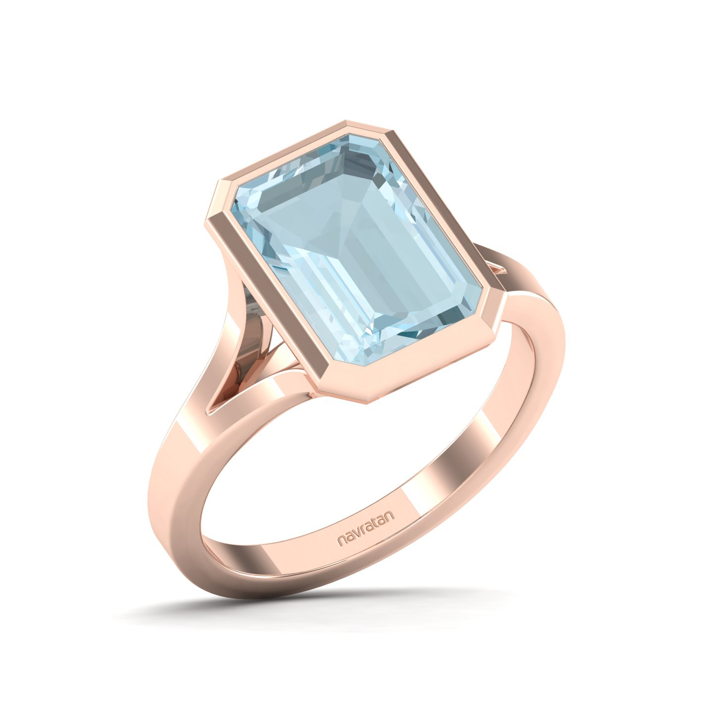 The Vivacious Aquamarine Gold Ring