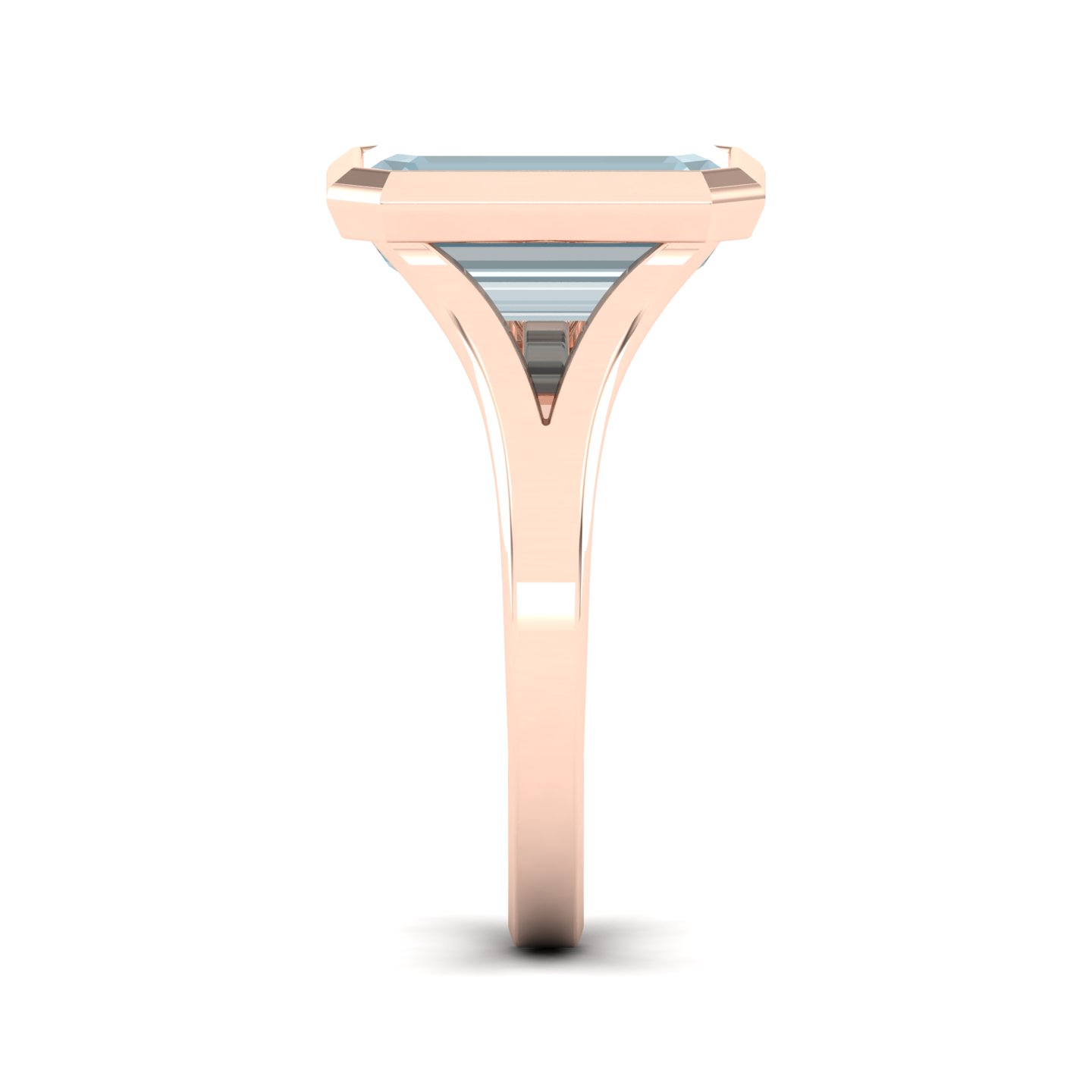The Vivacious Aquamarine Gold Ring