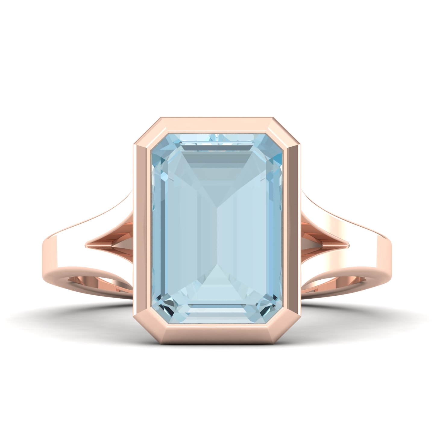 The Vivacious Aquamarine Gold Ring