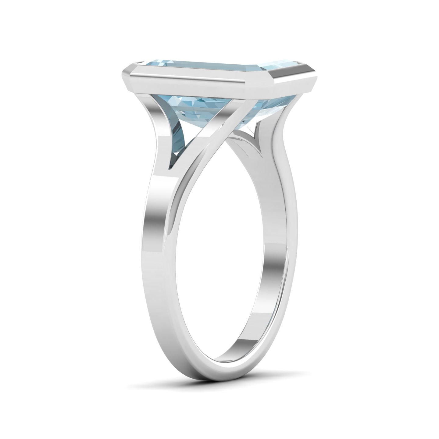 The Vivacious Aquamarine Gold Ring