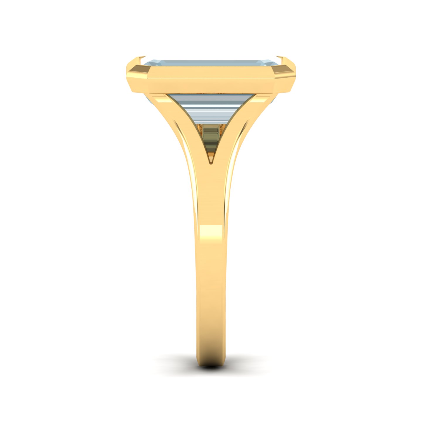The Vivacious Aquamarine Gold Ring