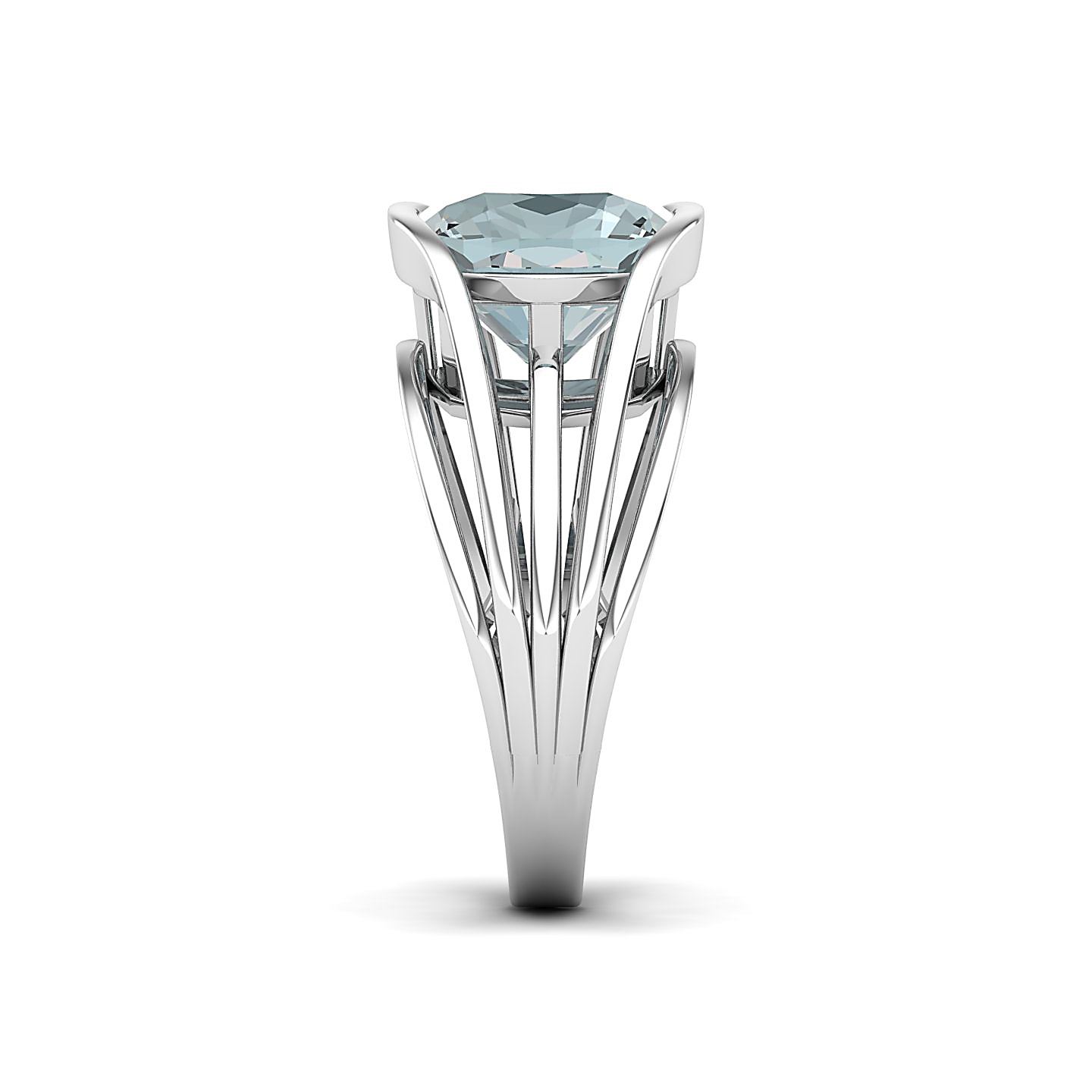 Aquamarine Gold Rings