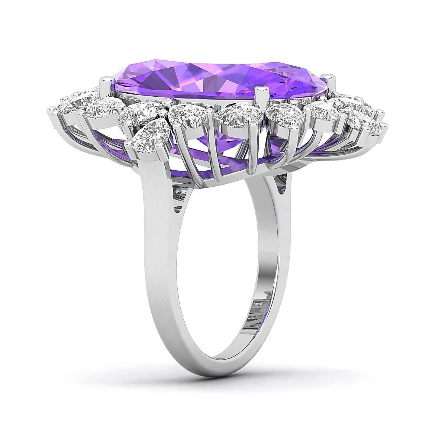 Artistry Art Deco Amethyst Ring