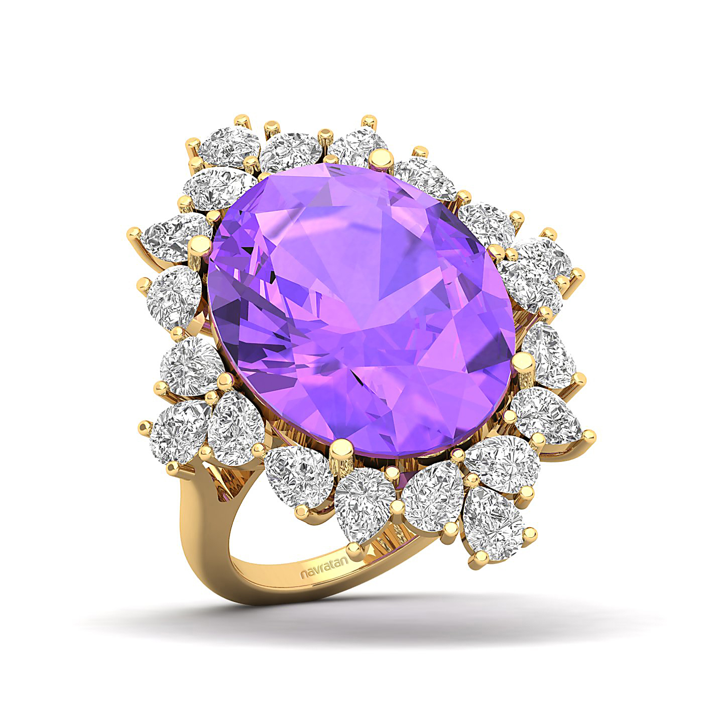 Artistry Art Deco Amethyst Ring