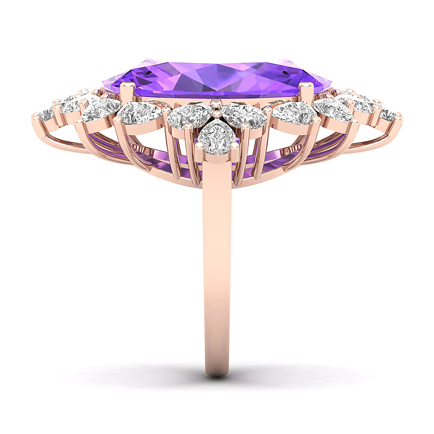 Artistry Art Deco Amethyst Ring