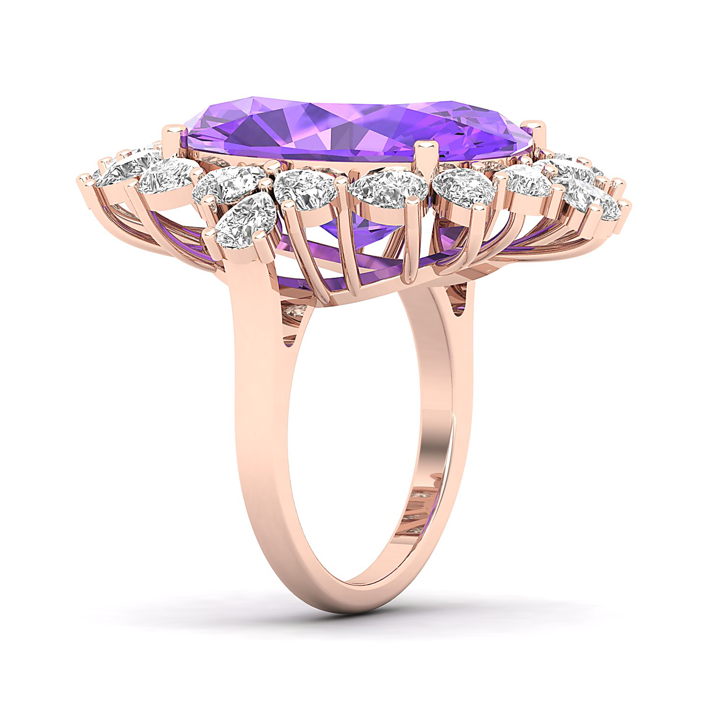 Artistry Art Deco Amethyst Ring