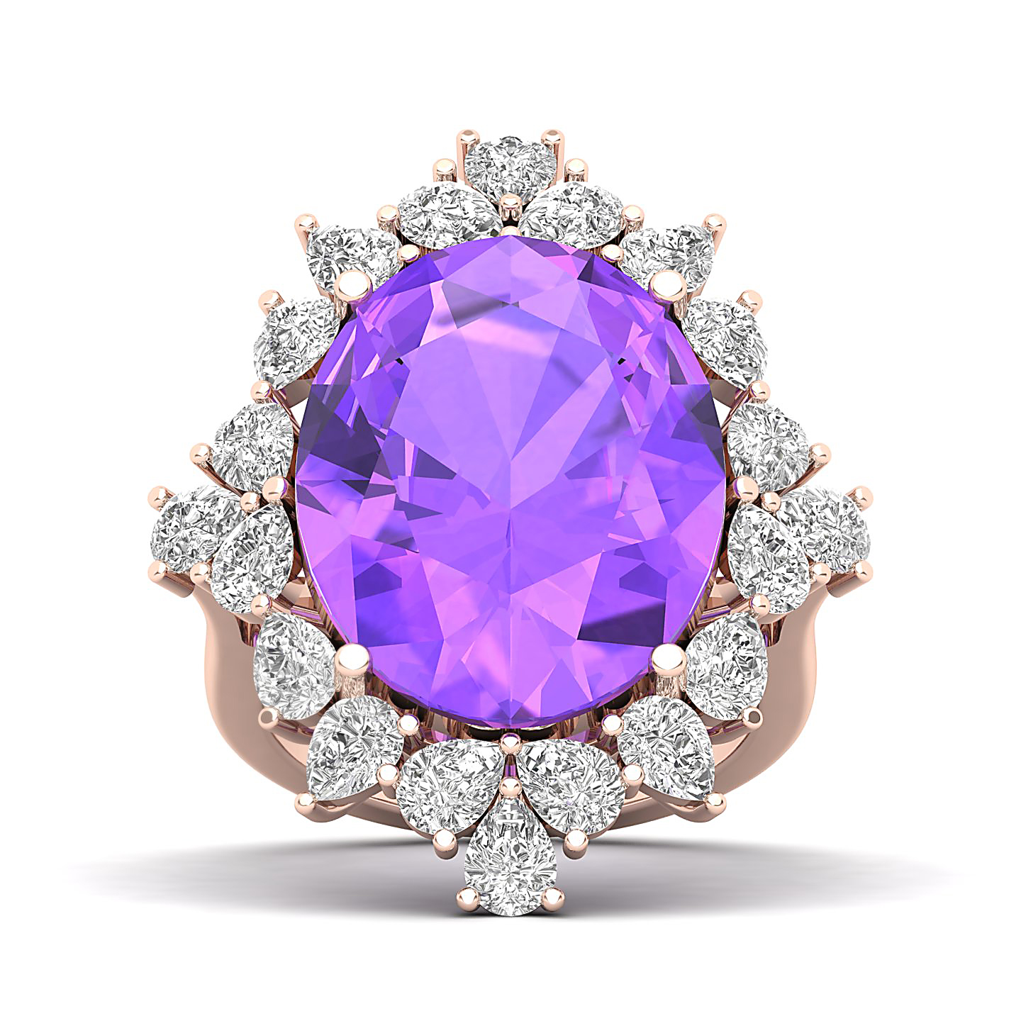 Artistry Art Deco Amethyst Ring