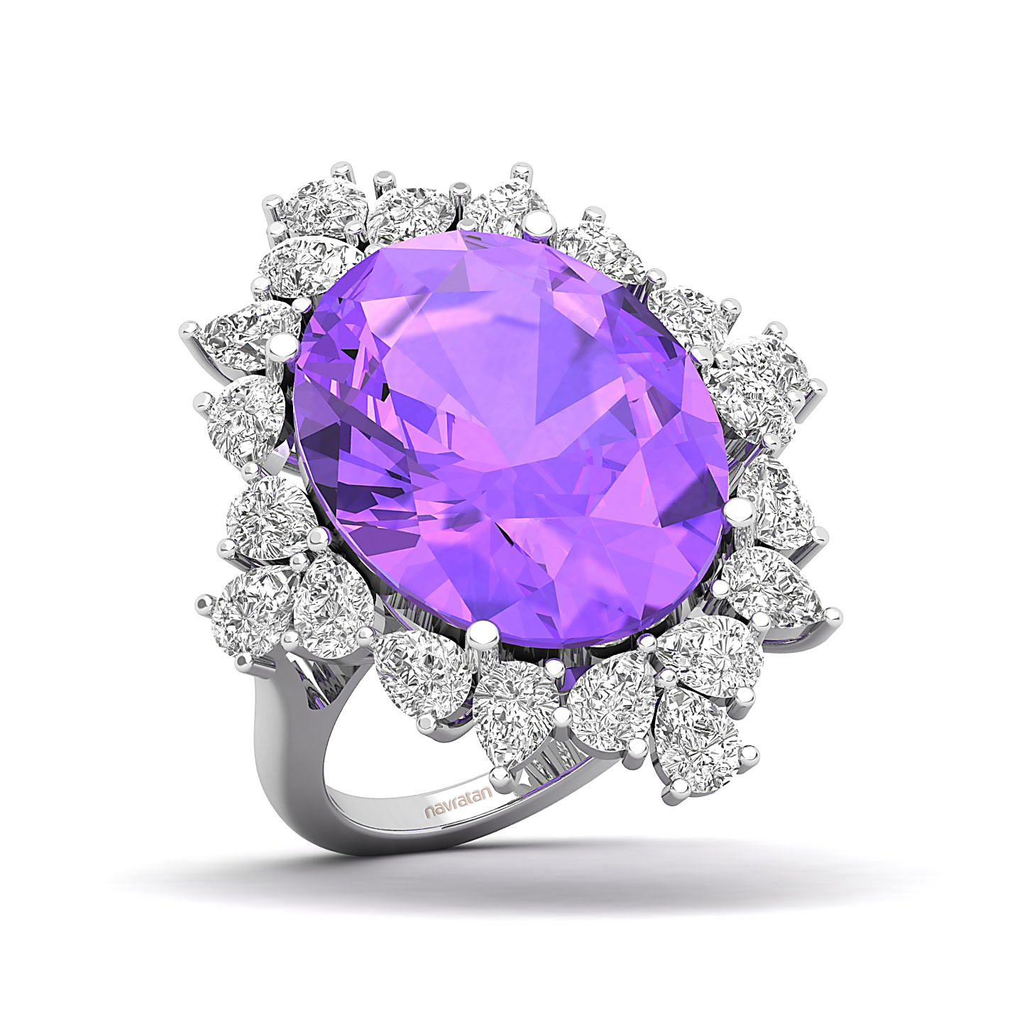 Artistry Art Deco Amethyst Ring