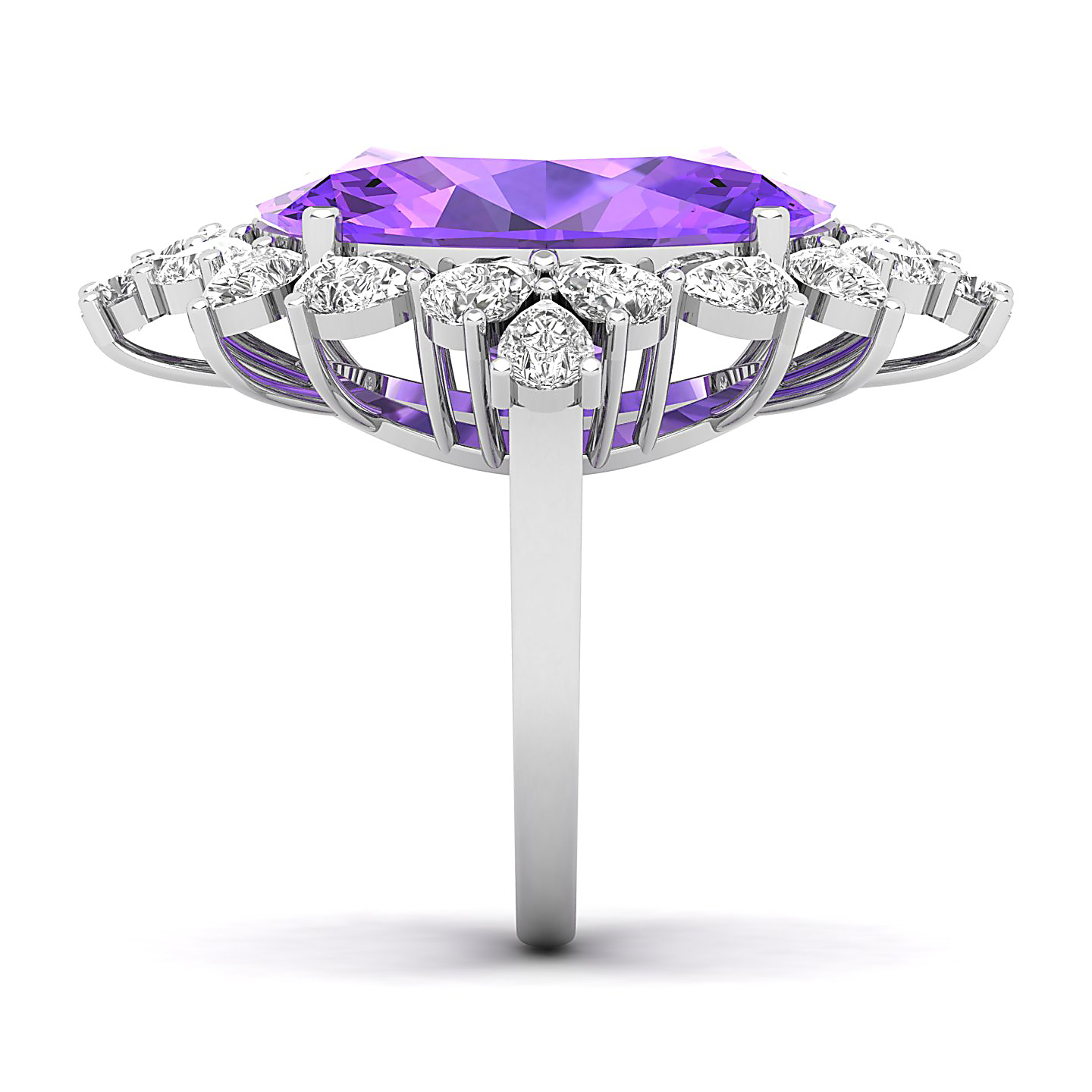 Artistry Art Deco Amethyst Ring
