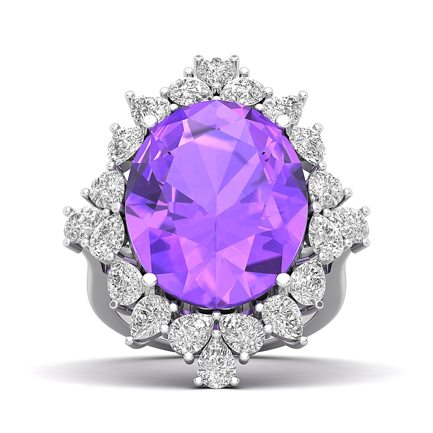 Artistry Art Deco Amethyst Ring