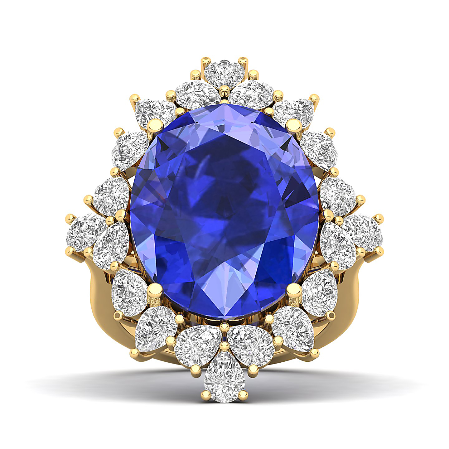 Artistry Art Deco Tanzanite ring