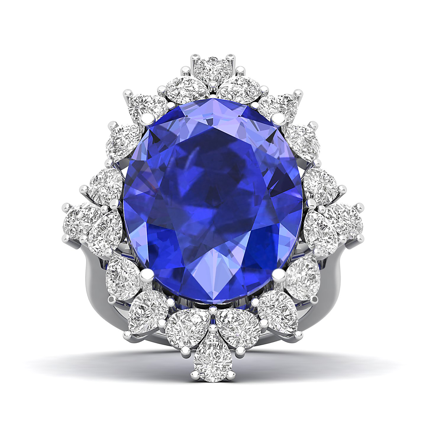 Artistry Art Deco Tanzanite ring