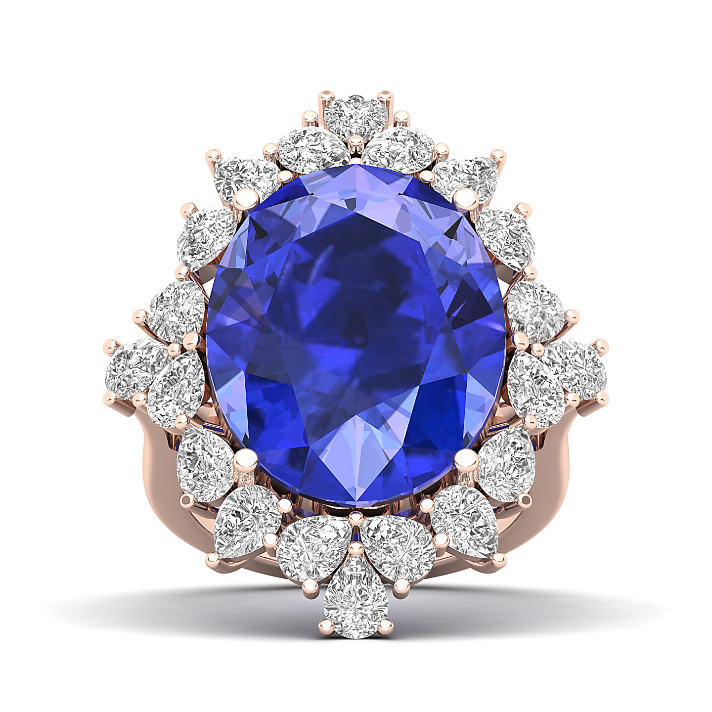 Artistry Art Deco Tanzanite ring