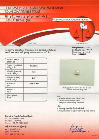 Basra Pearl - 1.95 Carat