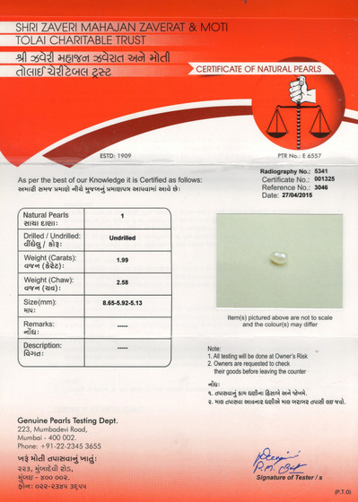 Basra Pearl - 1.99 Carat